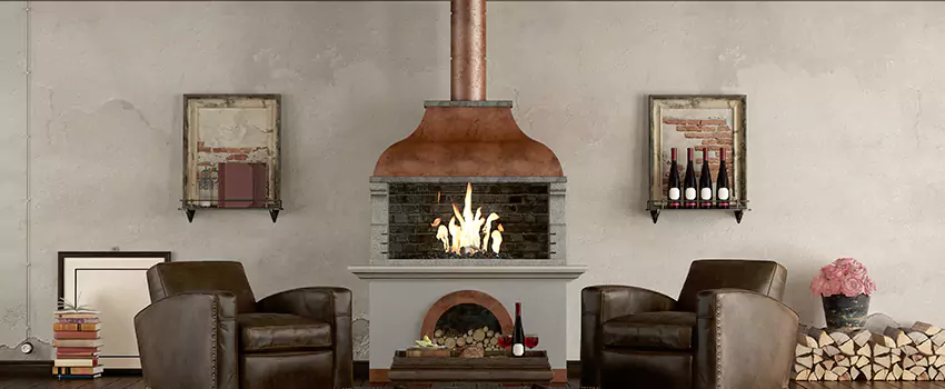 Thelin Hearth Products Providence Pellet Insert Fireplace Installation in Corinth, TX