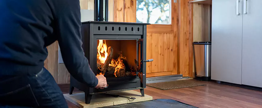 Open Hearth Wood Fireplace Installation in Corinth, TX