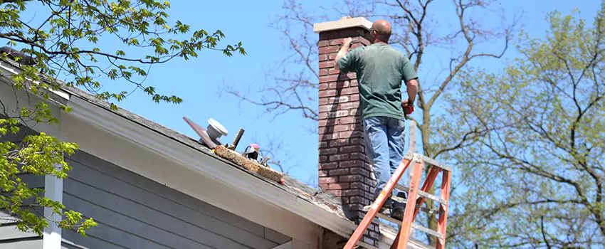 Vinyl and PVC Chimney Flashing Installation in Corinth, TX