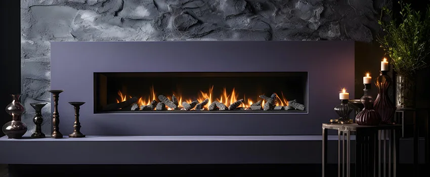 Ember Bed for Ventless Gas Fireplace in Corinth, TX