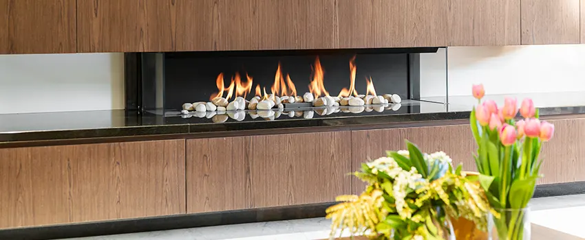 Double-height Fireplace Design Refurbishment in Corinth, Texas