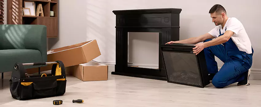Old Rusted Metal Fireplace Repair And Replacement in Corinth, TX